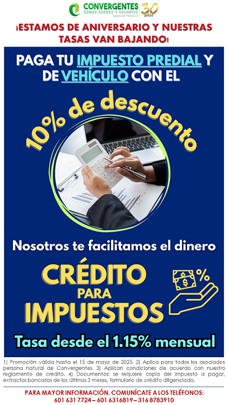 imagen alusiva Crédito para Impuestos