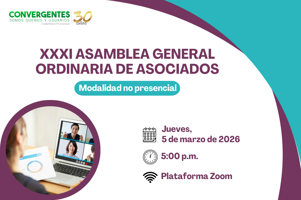 imagen alusiva XXXI ASAMBLEA GENERAL ORDINARIA CONVERGENTES